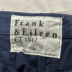 Frank & Eileen “Wicklow” pant. Medium blue. Size 6.